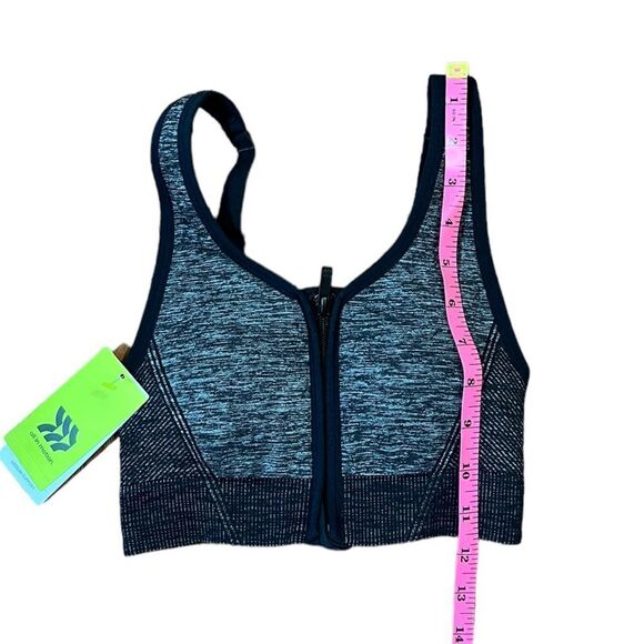 All In Motion Black And Gray Front Closure Sports Bra, Size XS, NWT - Picture 13 of 13